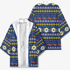 Adelaide Crows Football Christmas Kimono Aboriginal Seamless Cardigan Inspired