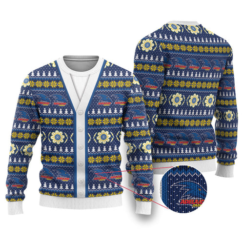 Adelaide Crows Football Christmas Ugly Christmas Sweater Aboriginal Seamless Cardigan Inspired