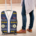 Adelaide Crows Football Christmas Luggage Cover Aboriginal Seamless Cardigan Inspired