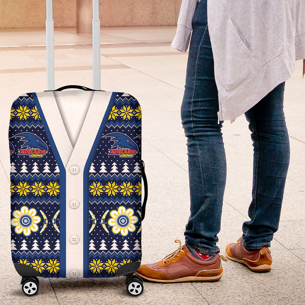 Adelaide Crows Football Christmas Luggage Cover Aboriginal Seamless Cardigan Inspired
