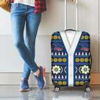 Adelaide Crows Football Christmas Luggage Cover Aboriginal Seamless Cardigan Inspired