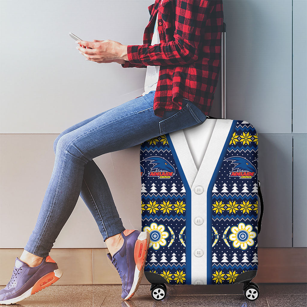 Adelaide Crows Football Christmas Luggage Cover Aboriginal Seamless Cardigan Inspired