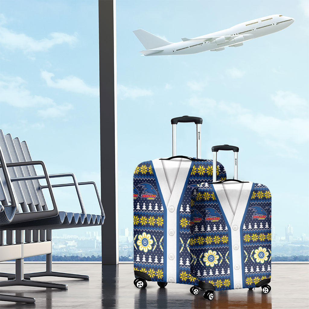 Adelaide Crows Football Christmas Luggage Cover Aboriginal Seamless Cardigan Inspired