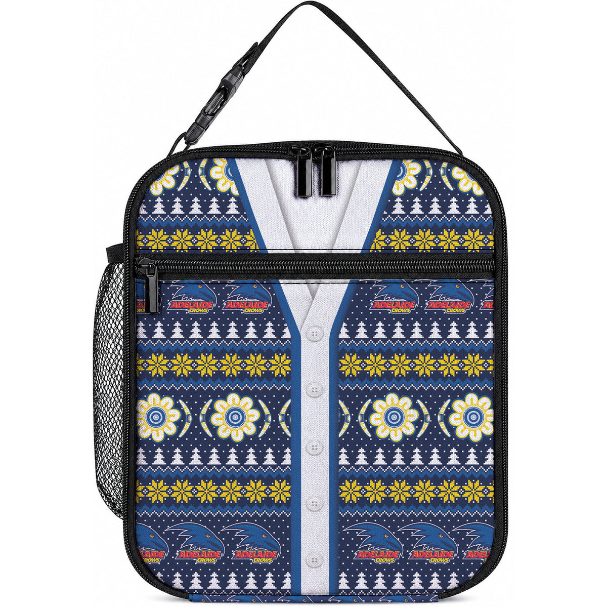Adelaide Crows Football Christmas Lunch Bag Aboriginal Seamless Cardigan Inspired