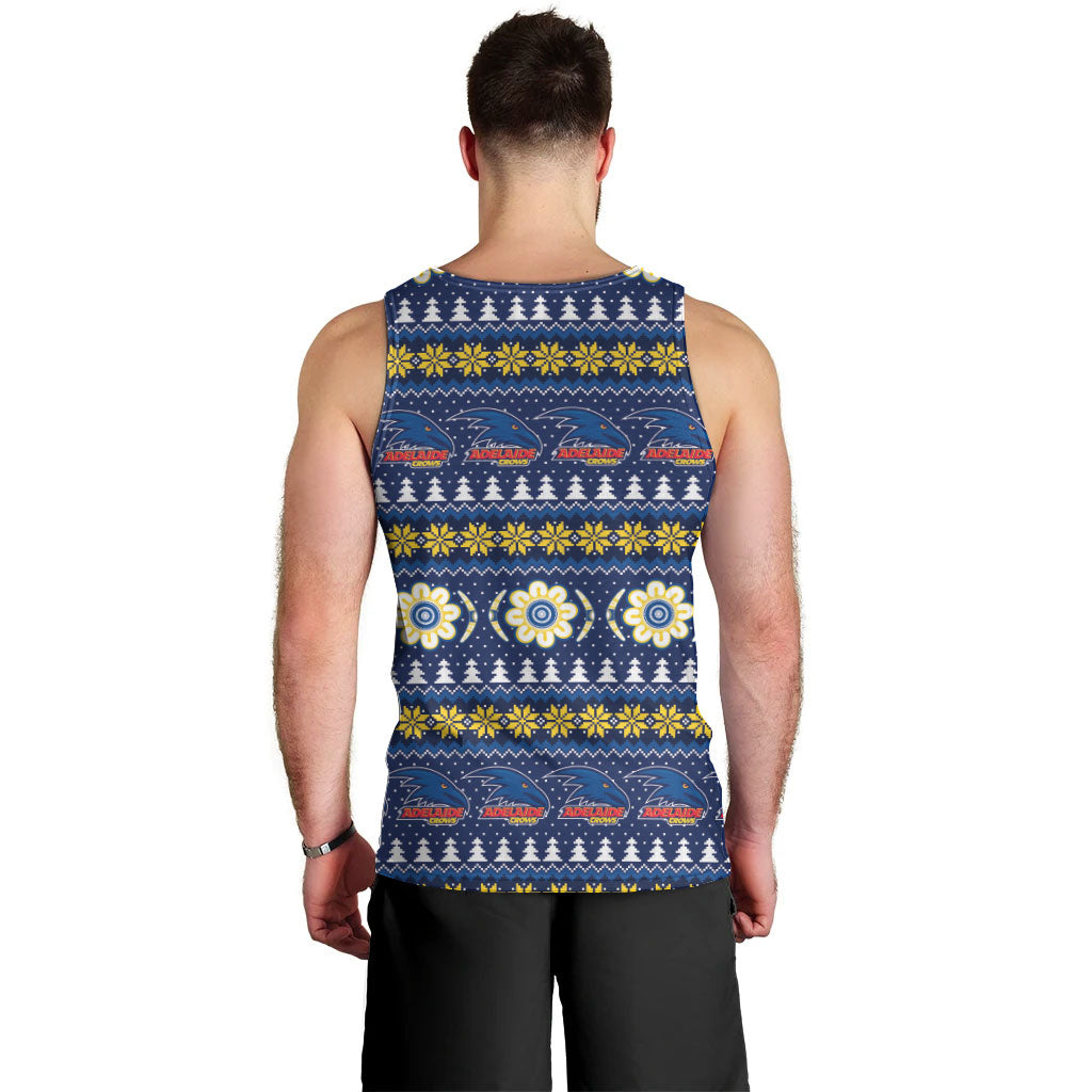 Adelaide Crows Football Christmas Men Tank Top Aboriginal Seamless Cardigan Inspired