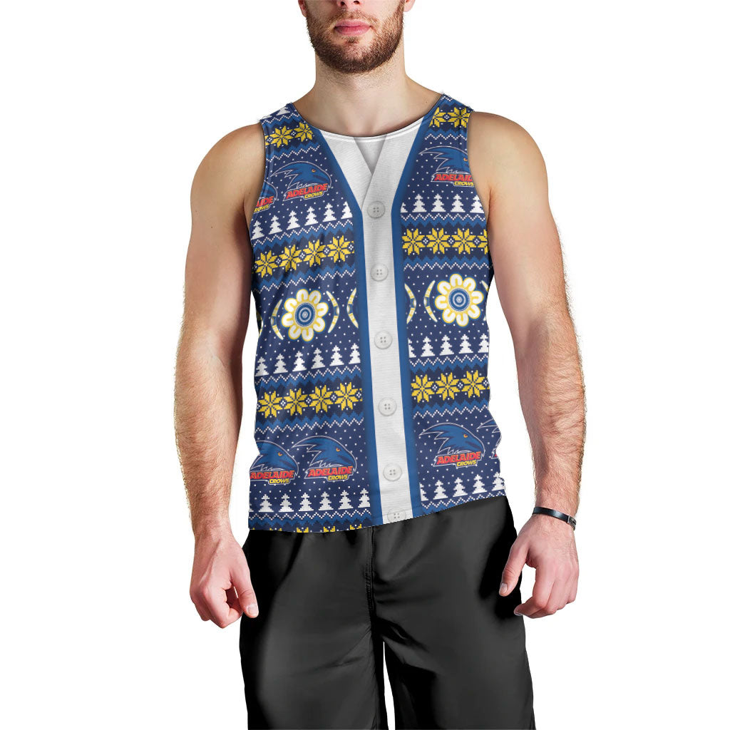 Adelaide Crows Football Christmas Men Tank Top Aboriginal Seamless Cardigan Inspired