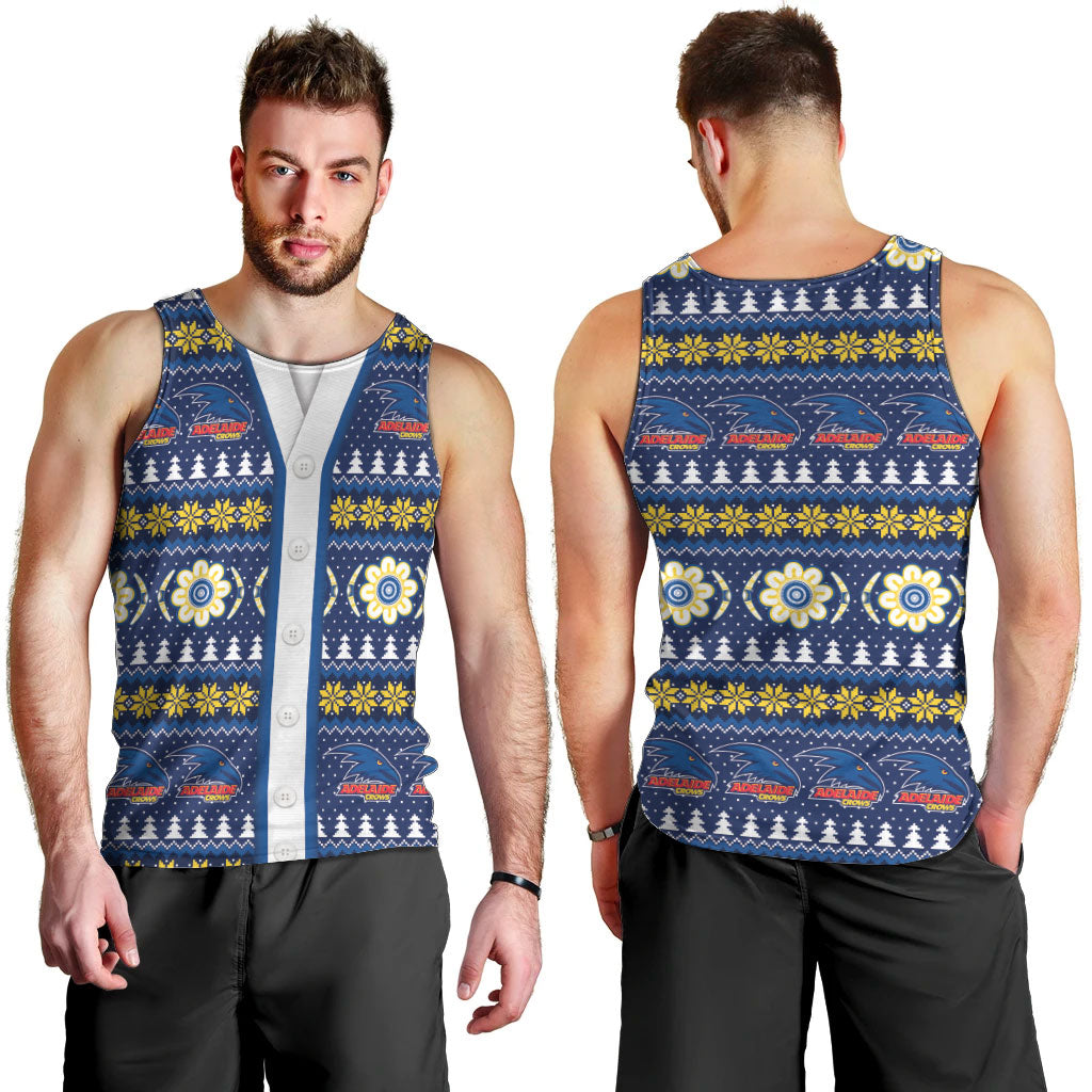 Adelaide Crows Football Christmas Men Tank Top Aboriginal Seamless Cardigan Inspired