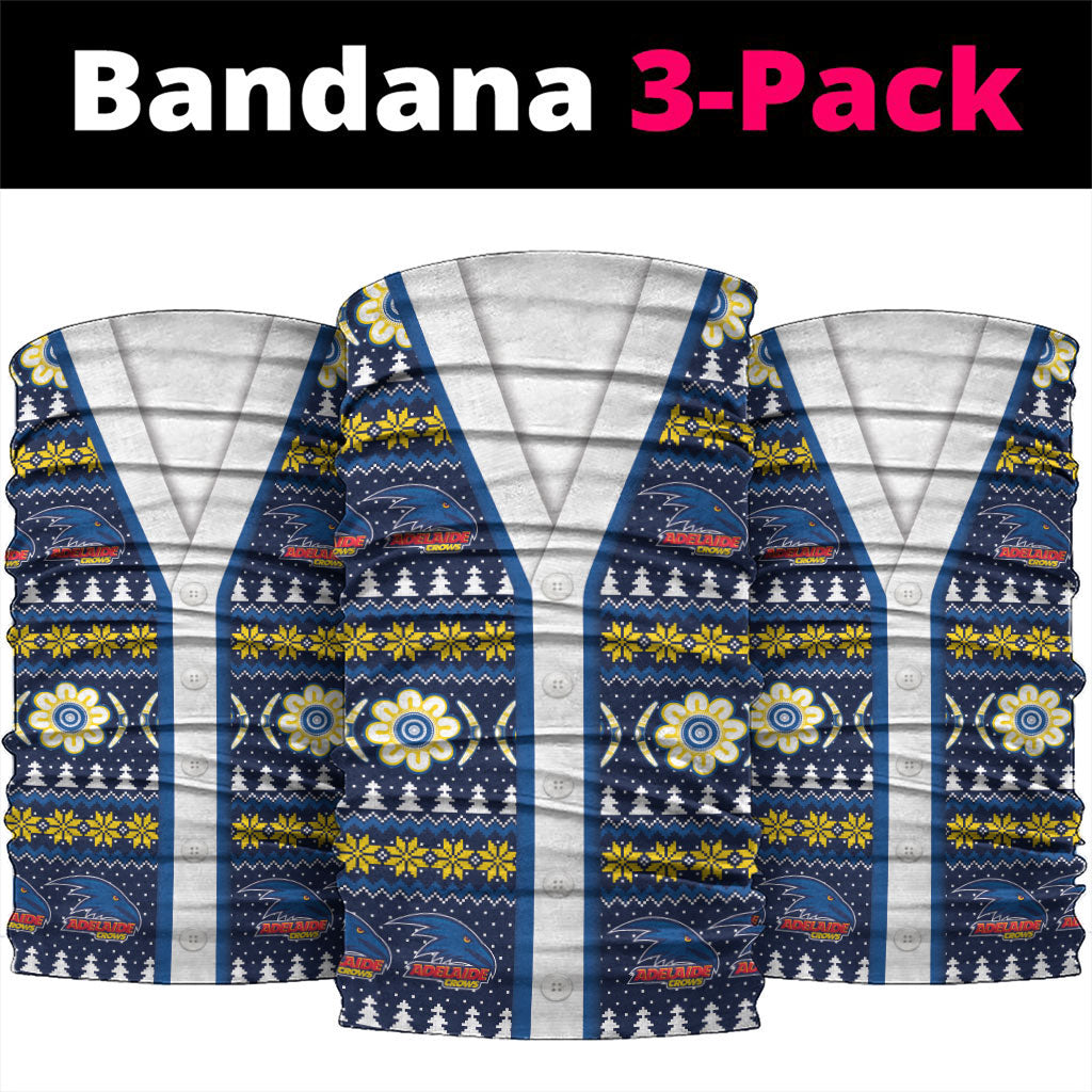 Adelaide Crows Football Christmas Neck Gaiter Aboriginal Seamless Cardigan Inspired