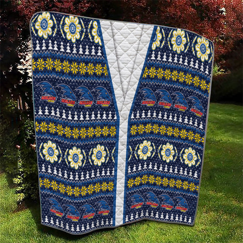 Adelaide Crows Football Christmas Quilt Aboriginal Seamless Cardigan Inspired