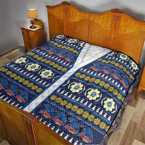 Adelaide Crows Football Christmas Quilt Aboriginal Seamless Cardigan Inspired