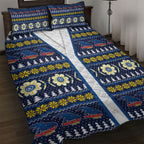 Adelaide Crows Football Christmas Quilt Bed Set Aboriginal Seamless Cardigan Inspired