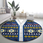 Adelaide Crows Football Christmas Round Carpet Aboriginal Seamless Cardigan Inspired