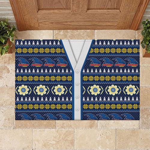 Adelaide Crows Football Christmas Rubber Doormat Aboriginal Seamless Cardigan Inspired