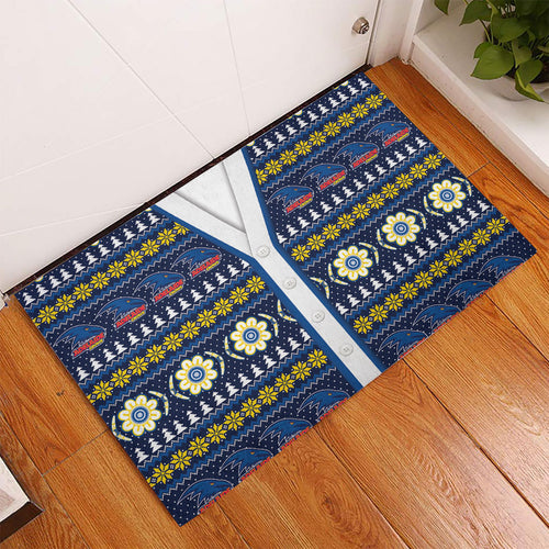 Adelaide Crows Football Christmas Rubber Doormat Aboriginal Seamless Cardigan Inspired