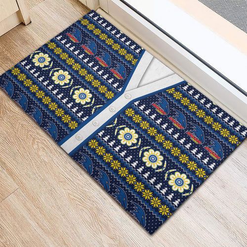 Adelaide Crows Football Christmas Rubber Doormat Aboriginal Seamless Cardigan Inspired