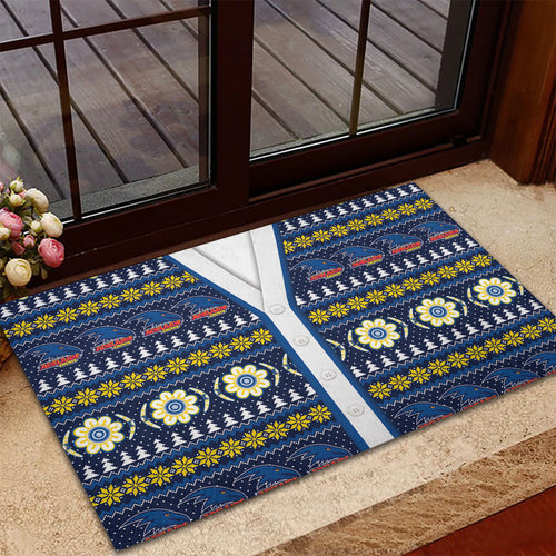 Adelaide Crows Football Christmas Rubber Doormat Aboriginal Seamless Cardigan Inspired