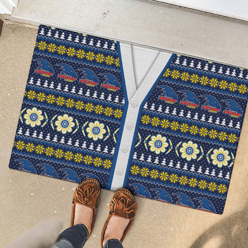 Adelaide Crows Football Christmas Rubber Doormat Aboriginal Seamless Cardigan Inspired
