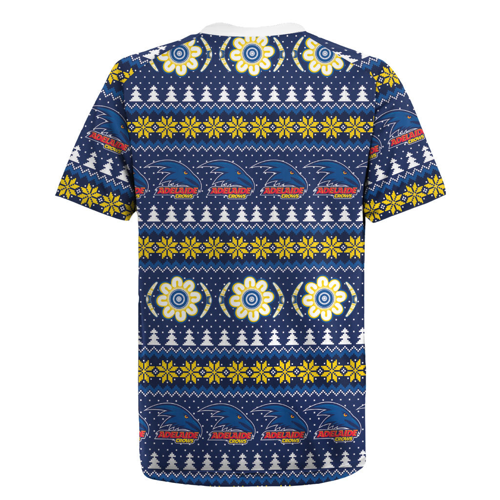 Adelaide Crows Football Christmas Rugby Jersey Aboriginal Seamless Cardigan Inspired