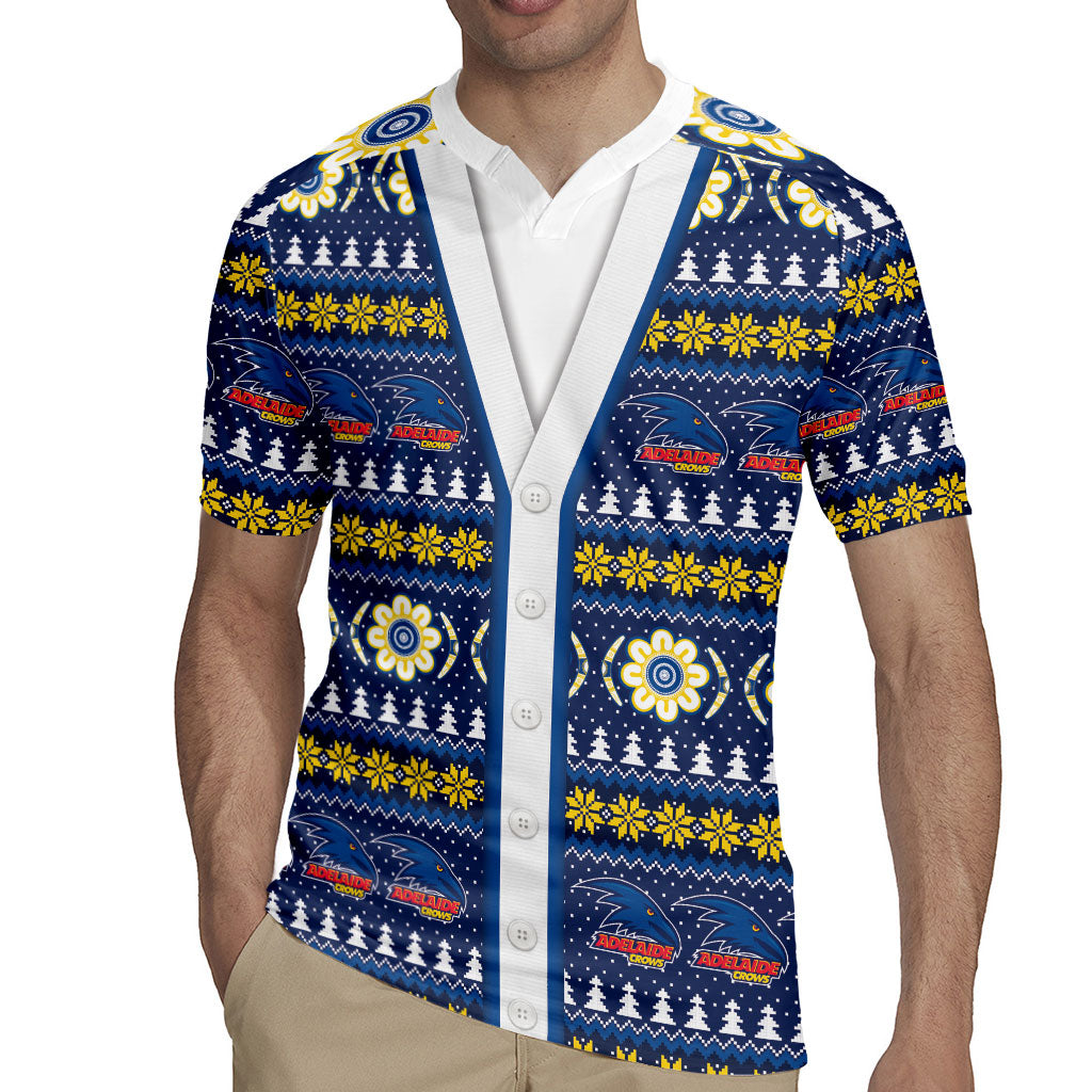 Adelaide Crows Football Christmas Rugby Jersey Aboriginal Seamless Cardigan Inspired