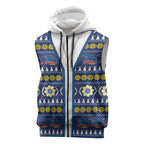 Adelaide Crows Football Christmas Sleeveless Zip Hoodie Aboriginal Seamless Cardigan Inspired