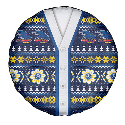 Adelaide Crows Football Christmas Spare Tire Cover Aboriginal Seamless Cardigan Inspired