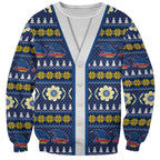 Adelaide Crows Football Christmas Sweatshirt Aboriginal Seamless Cardigan Inspired