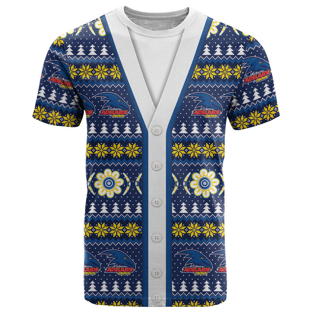 Adelaide Crows Football Christmas T Shirt Aboriginal Seamless Cardigan Inspired