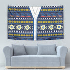 Adelaide Crows Football Christmas Tapestry Aboriginal Seamless Cardigan Inspired