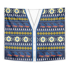 Adelaide Crows Football Christmas Tapestry Aboriginal Seamless Cardigan Inspired