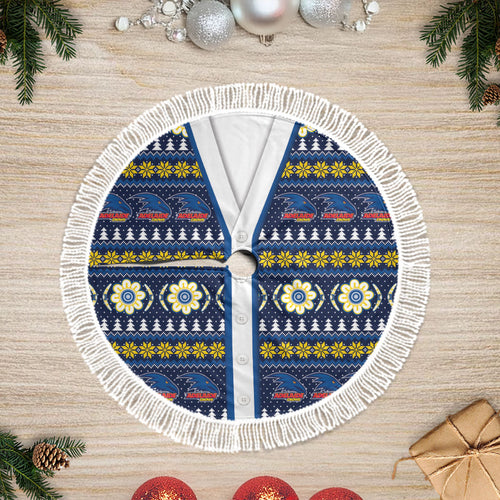 Adelaide Crows Football Christmas Tree Skirt Aboriginal Seamless Cardigan Inspired
