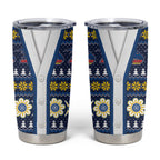 Adelaide Crows Football Christmas Tumbler Cup Aboriginal Seamless Cardigan Inspired