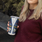 Adelaide Crows Football Christmas Tumbler Cup Aboriginal Seamless Cardigan Inspired