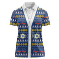 Adelaide Crows Football Christmas Women Polo Shirt Aboriginal Seamless Cardigan Inspired