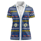Adelaide Crows Football Christmas Women Polo Shirt Aboriginal Seamless Cardigan Inspired