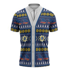 Adelaide Crows Football Christmas Zipper Polo Shirt Aboriginal Seamless Cardigan Inspired