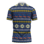 Adelaide Crows Football Christmas Zipper Polo Shirt Aboriginal Seamless Cardigan Inspired