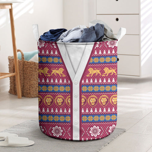 Brisbane Lions Football Christmas Laundry Basket Aboriginal Seamless Cardigan Inspired