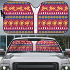 Brisbane Lions Football Christmas Auto Sun Shade Aboriginal Seamless Cardigan Inspired