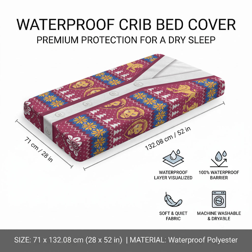 Brisbane Lions Football Christmas Baby Bed Cover Aboriginal Seamless Cardigan Inspired