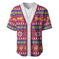Brisbane Lions Football Christmas Baseball Jersey Aboriginal Seamless Cardigan Inspired