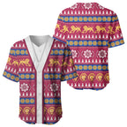 Brisbane Lions Football Christmas Baseball Jersey Aboriginal Seamless Cardigan Inspired