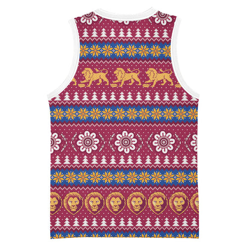 Brisbane Lions Football Christmas Basketball Jersey Aboriginal Seamless Cardigan Inspired