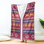 Brisbane Lions Football Christmas Blanket Aboriginal Seamless Cardigan Inspired
