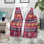 Brisbane Lions Football Christmas Blanket Aboriginal Seamless Cardigan Inspired