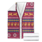 Brisbane Lions Football Christmas Blanket Aboriginal Seamless Cardigan Inspired