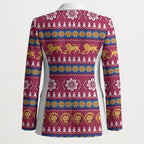 Brisbane Lions Football Christmas Blazer Aboriginal Seamless Cardigan Inspired