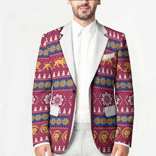 Brisbane Lions Football Christmas Blazer Aboriginal Seamless Cardigan Inspired