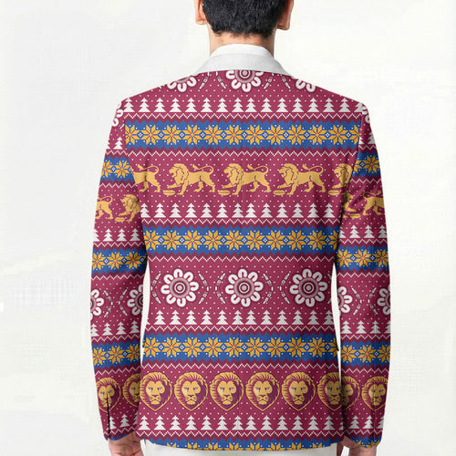 Brisbane Lions Football Christmas Blazer Aboriginal Seamless Cardigan Inspired