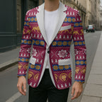 Brisbane Lions Football Christmas Blazer Aboriginal Seamless Cardigan Inspired