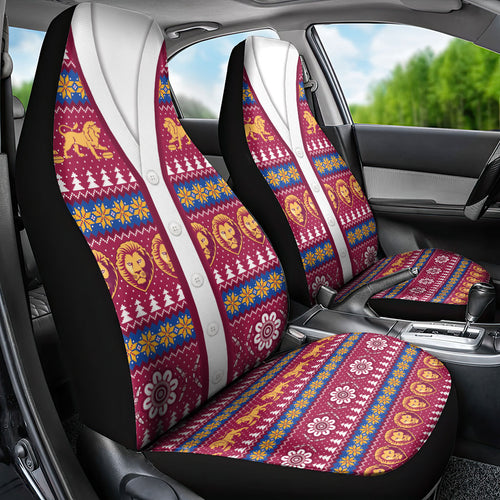 Brisbane Lions Football Christmas Car Seat Cover Aboriginal Seamless Cardigan Inspired